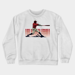 Retro Los Angeles Angels Slugger Crewneck Sweatshirt